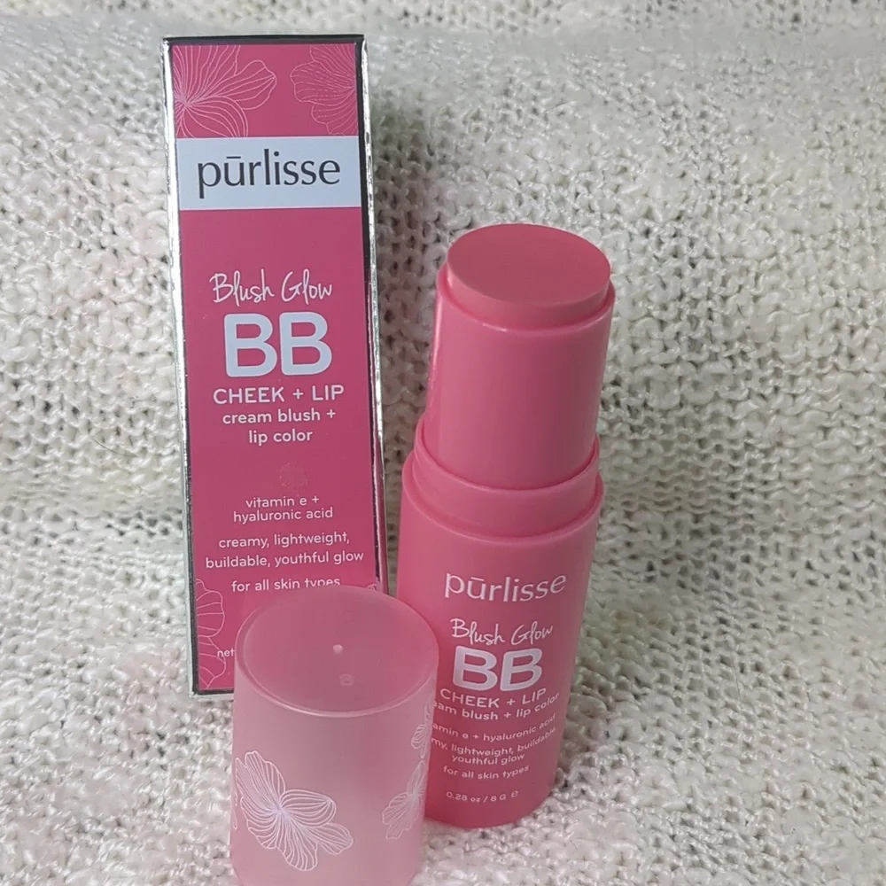 pürlisse Blush Glow BB Cream in Pink Crush, 8g/0.28oz